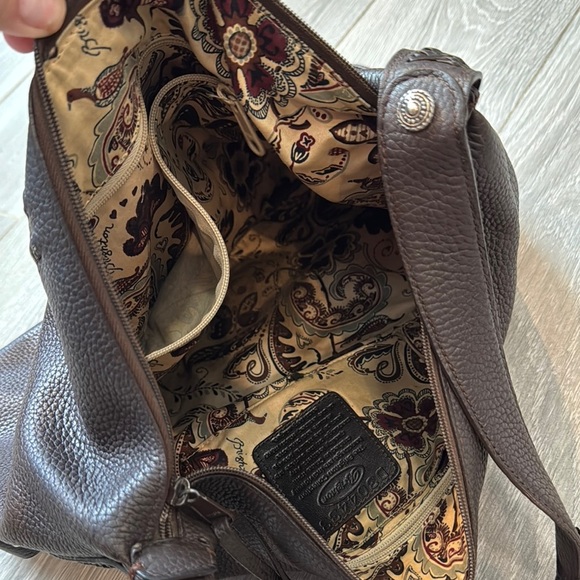 Brighton Dark Brown Leather Shoulder Bag - Picture 7 of 9